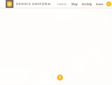 Tablet Screenshot of dennisuniform.com